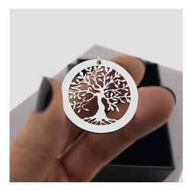 Mistik Silver Gümüş Hayat Ağacı Kolye