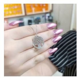 Mistik Silver Gümüş Hayat Ağacı Kolye