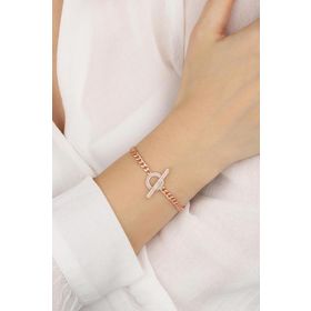 Mistik Silver Gurmet Zincir Gümüş Gemici Kilit Bileklik