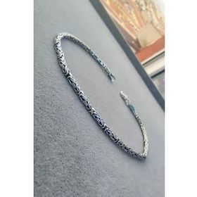 Mistik Silver Kral Erkek Gümüş Bileklik