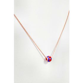 Mistik Silver Küçük Mineli Topçuklu Gümüş Kolye