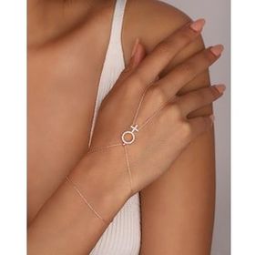 Mistik Silver Nil Anahtarı Gümüş Şahmeran Bileklik
