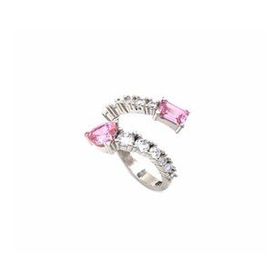 Mistik Silver Pembe Taşlı Gümüş Yüzük