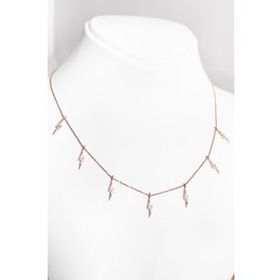 Mistik Silver Sallantılı 7 Şimşek Gümüş Kolye