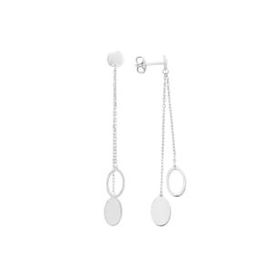 Mistik Silver Sallantılı Gümüş Küpe