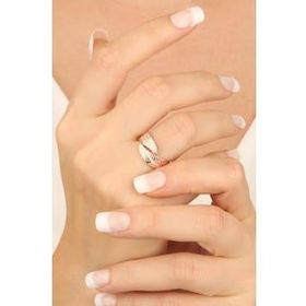 Mistik Silver Taşlı Gümüş Yaprak Yüzük
