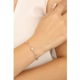 Mistik Silver Taşlı Yıldız Gümüş Bileklik