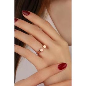 Mistik Silver Taşsız Altıgen Uçlu Gümüş Yüzük