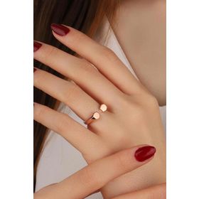 Mistik Silver Taşsız Altıgen Uçlu Gümüş Yüzük