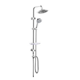 Mistillo 200 mm Yuvarlak Led Tepe Duşu ve 3 Yönlü Yönlendirici Tower Duş Sistemi