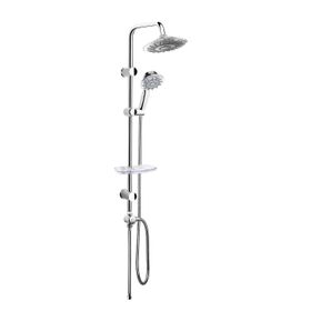 Mistillo 200 mm Yuvarlak Led Tepe Duşu ve 3 Yönlü Yönlendirici Tower Duş Sistemi