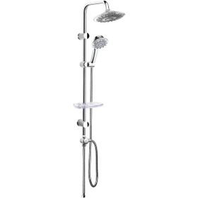 Mistillo 200 mm Yuvarlak Led Tepe Duşu ve 3 Yönlü Yönlendirici Tower Duş Sistemi