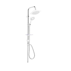 Mistillo 200x200 mm Kare Tepe Duşu ve 3 Yönlü Yönlendirici Tower Duş Sistemi