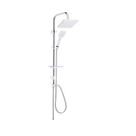 Mistillo 200x200 mm Kare Tepe Duşu ve 3 Yönlü Yönlendirici Tower Duş Sistemi