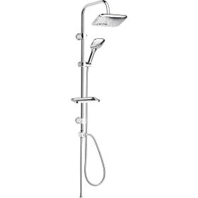 Mistillo 230x190 mm Dikdörtgen Tepe Duşu ve 3 Yönlü Yönlendirici Tower Duş Sistemi