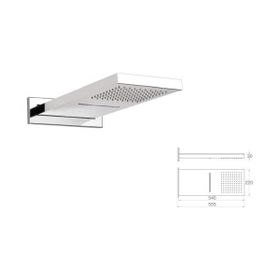 Mistillo MRF02 Paslanmaz Panel Tepe Duşu