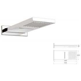 Mistillo MRF02 Paslanmaz Panel Tepe Duşu