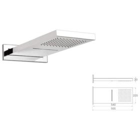 Mistillo MRF02 Paslanmaz Panel Tepe Duşu