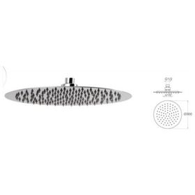 Mistillo MTD07 Slim 304 Paslanmaz Metal Tepe Duş Başlığı