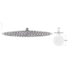 Mistillo MTD08 Slim 304 Paslanmaz Metal Tepe Duş Başlığı