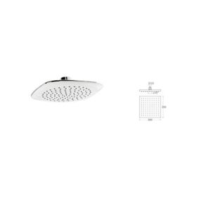 Mistillo MTD22 Tepe Duş Başlığı