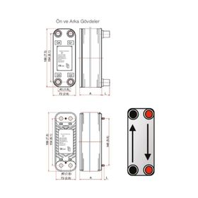 MIT MB-01 28 Plakalı Lehimli Tip Plakalı Isı Eşanjör