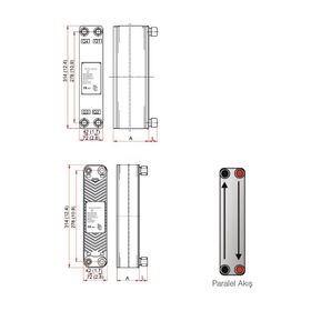 MIT MB-04 16 Plaka Lehimli Tip Plakalı Isı Eşanjör