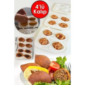 Mithra Life 4' lü Beyaz İçli Köfte Yapma Aparatı
