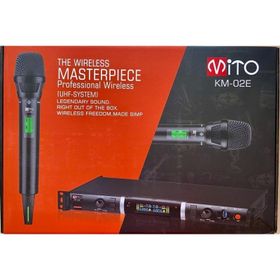 Mito KM-02EE UHF Çift El 2x100 Full Dijital Telsiz Mikrofon