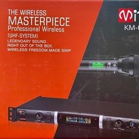 Mito KM-02EE UHF Çift El 2x100 Full Dijital Telsiz Mikrofon