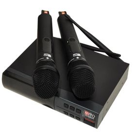 Mito TM-9902EE Çift El UHF 2x100 Full Dijital Telsiz Mikrofon