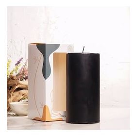 Mitr 20x10 cm Siyah Silindir Mum