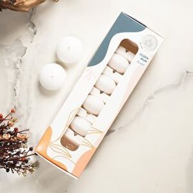 Mitr Beyaz Suda Yüzen Mum