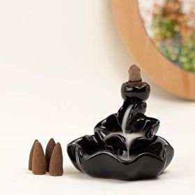 Mitr Zen Nehir Temalı Geri Akışlı Şelale Tütsülük