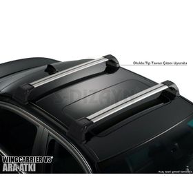 Mitsubishi Asx 2010 Üzeri Gri Wingcarrier Ara Atkı