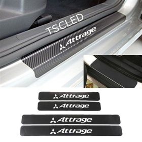 Mitsubishi Attrage 4 Adet Karbon Kapı Eşiği Sticker