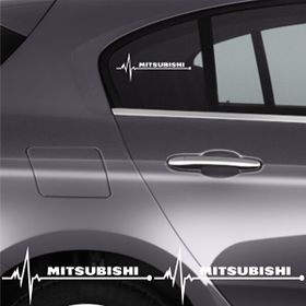 Mitsubishi Carisma Siyah Ritim Oto Sticker
