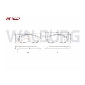 Mitsubishi L200 1999/2006 276x24x87x45 Ön Fren Diski