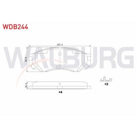 Mitsubishi L200 1999/2006 276x24x87x45 Ön Fren Diski