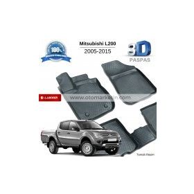 Mitsubishi L200 2005-2015 3D Havuzlu Paspas