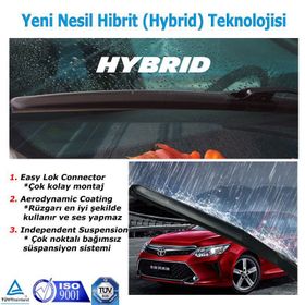 Mitsubishi L200 2006-2014 Hybrid 550 mm 450 mm Silecek Takımı