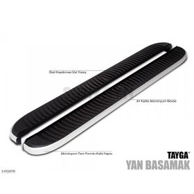 Mitsubishi L200 2006 Üzeri Tayga Yan Basamak