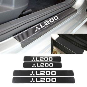 Mitsubishi L200 4 Adet Karbon Kapı Eşiği Sticker