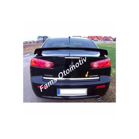 Mitsubishi Lancer 2007 Üzeri Krom Bagaj Alt Çıtası