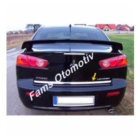 Mitsubishi Lancer 2007 Üzeri Krom Bagaj Alt Çıtası