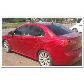 Mitsubishi Lancer 2008 Sonrası 4 Parça Paslanmaz Çelik Cam Çıtası