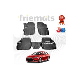 Mitsubishi Lancer 2008 Sonrası Siyah 3D Havuzlu Paspas