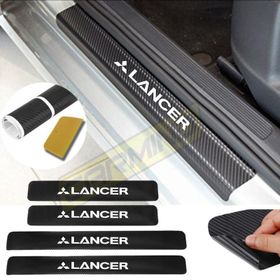 Mitsubishi Lancer 4 Adet Karbon Kapı Eşiği Sticker