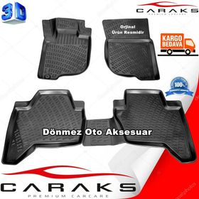 Mitsubishi Pajero Siyah 3D Havuzlu Paspas