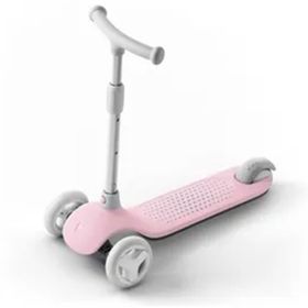 Mitu MİTU23444 Pembe Işıklı Ayarlanabilir 3 Tekerlekli Scooter